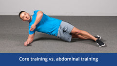 Core training vs. abdominal training