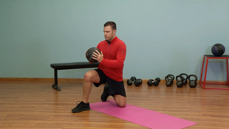 Medicine ball exercises for mobility