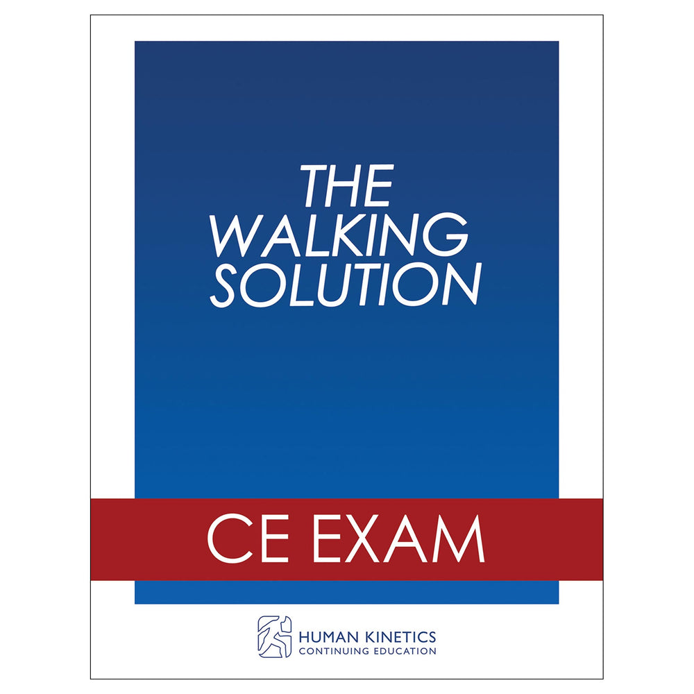 Walking Solution Online CE Exam Without Book, The