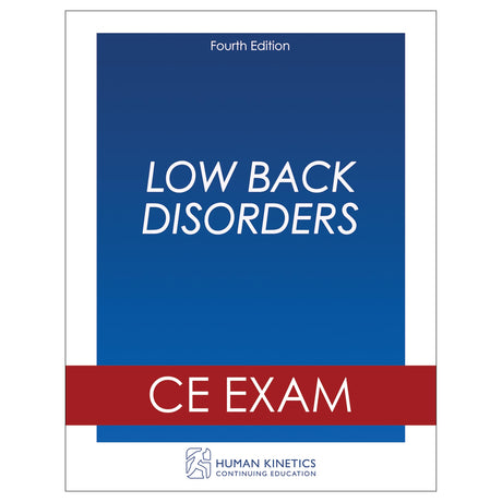 Low Back Disorders 4th Edition Online CE Course Without Book