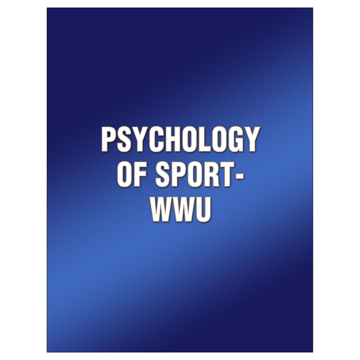 Psychology of Sport-WWU
