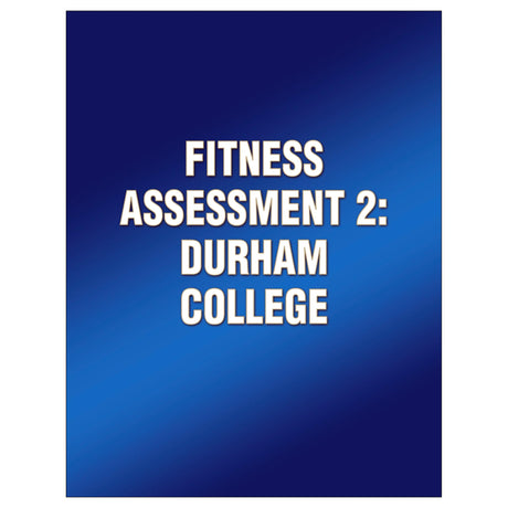 Fitness Assessment 2: Durham College