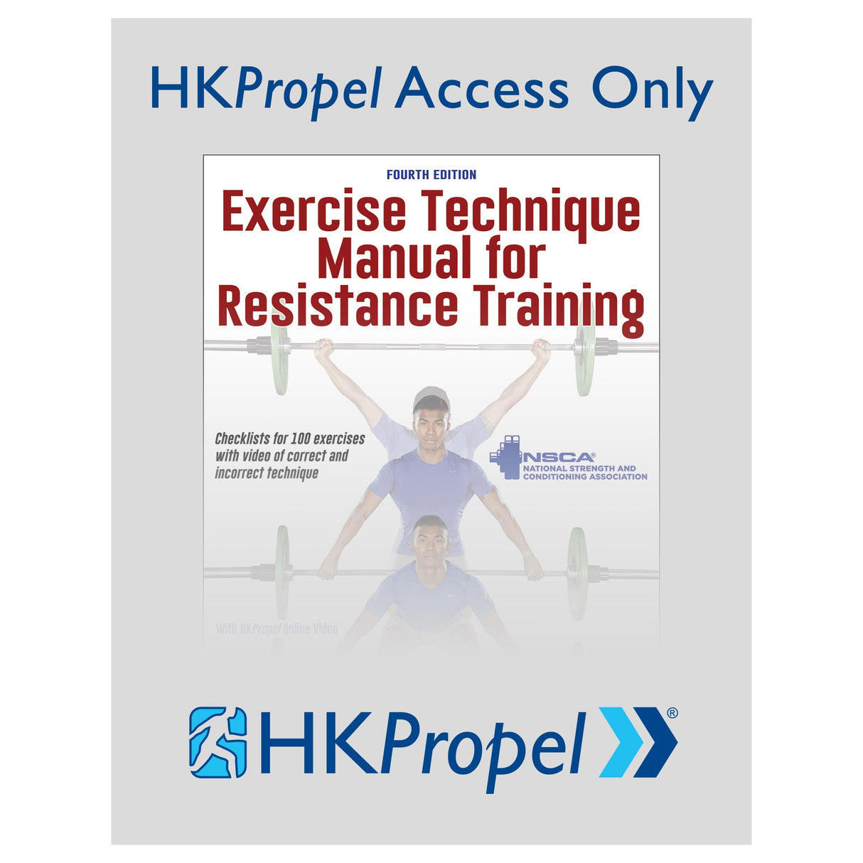 Exercise Technique Manual for Resistance Training 4th Edition HKPropel Online Video