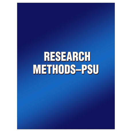 Research Methods-PSU