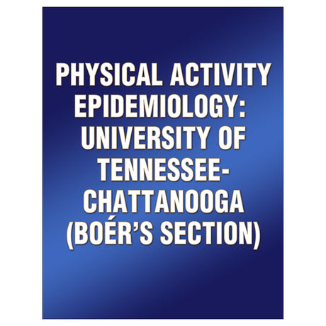 Physical Activity Epidemiology-UTC