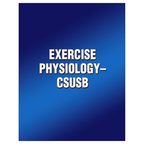 Exercise Physiology-CSUSB