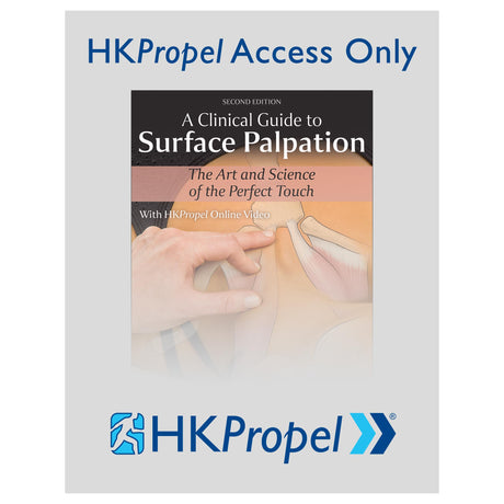 Clinical Guide to Surface Palpation 2nd Edition HKPropel Online Video, A