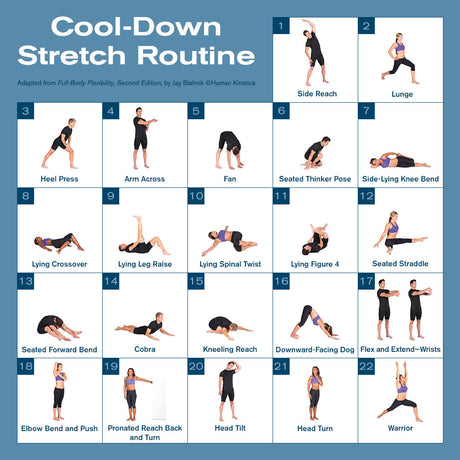 Cool-down stretch routine