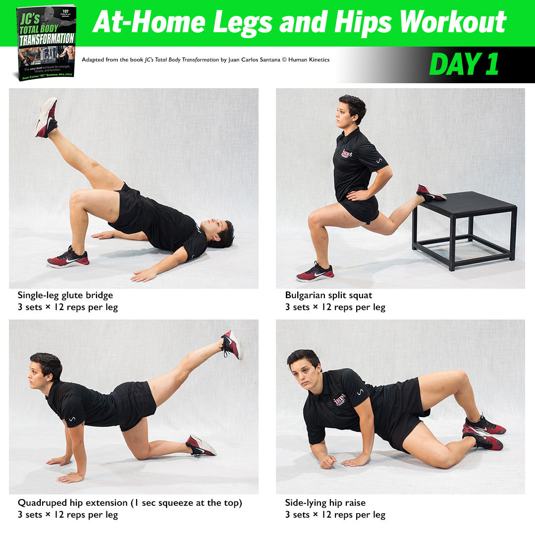 Legs and Hips At Home Workout – Human Kinetics