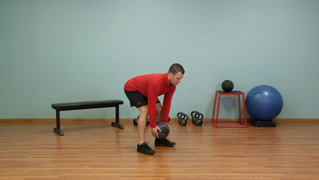 Medicine ball exercises for core strength
