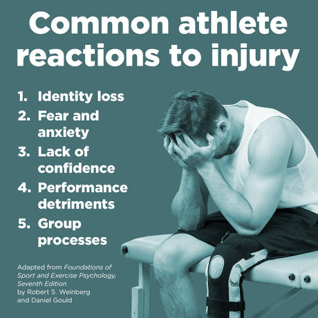Psychological reactions to exercise and athletic injuries