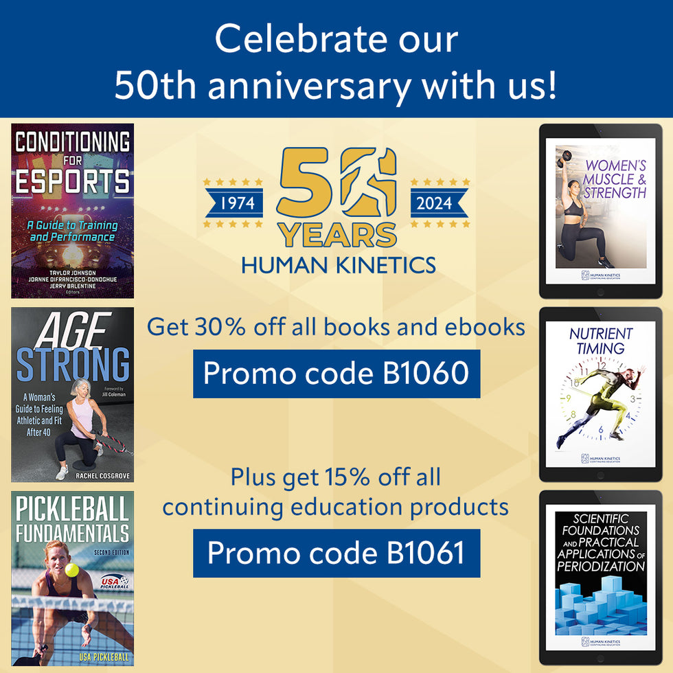 Celebrate our 50th anniversary! Get 30% off all books and ebooks Promo Code B1060. Plus get 15% off all continuing education products Promo code B1061