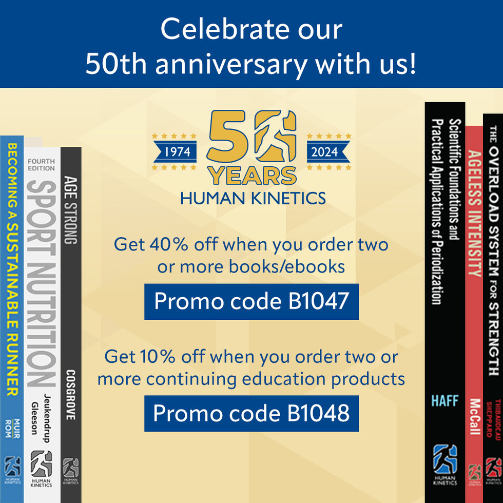 Celebrate our 50th anniversary with us! Get 40% off when you order two or more books or ebooks using promo code B1047. Get 10% off continuing education products using promo code B1048