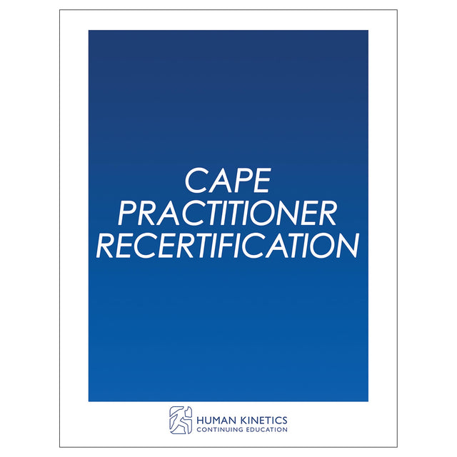 CAPE Practitioner Recertification