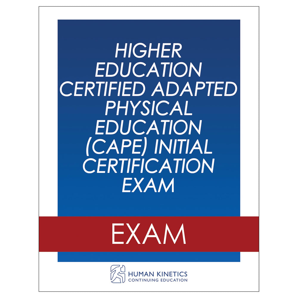 Ed Capes Higher Education Certified Adapted Physical Education (CAPE) Initial ...
