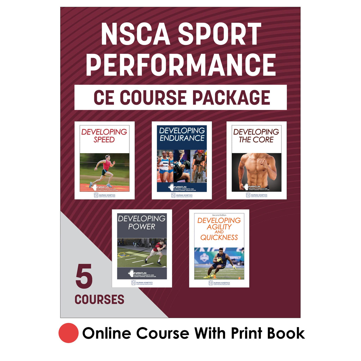 NSCA Sport Performance 2023 Edition Online CE Course Package With Print Books